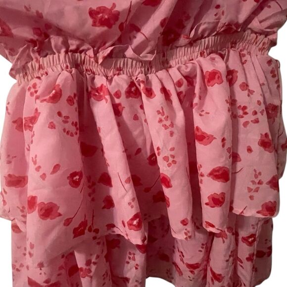 TCEC PINK FLORAL DRESS SIZE MEDIUM RARE - Picture 11 of 16